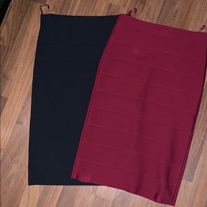 Lot 2 BCBG pencil skirts